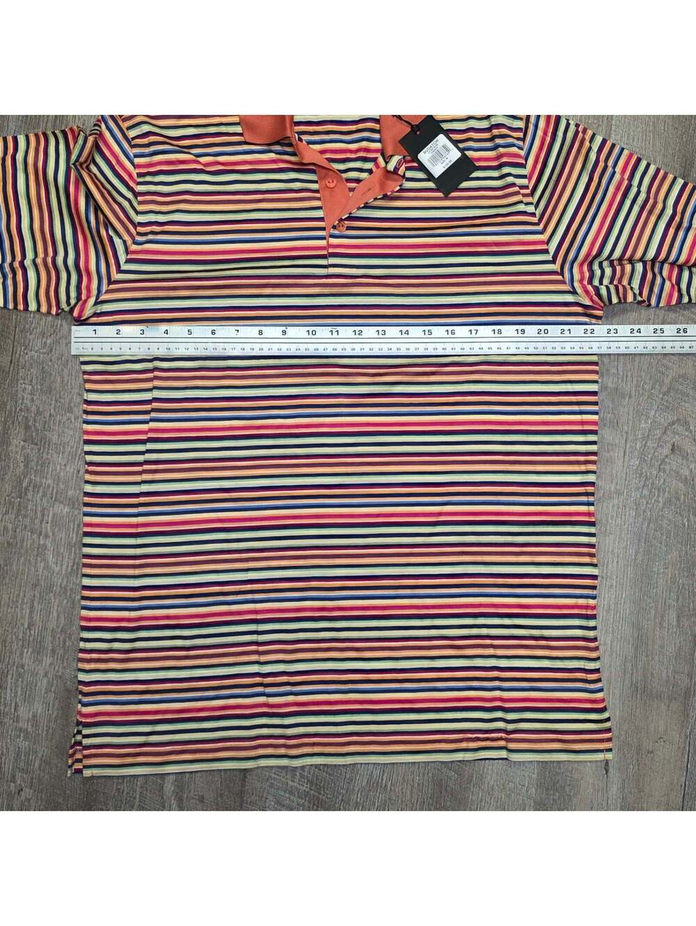 BUGATCHI Multicolored Polo M - Picture 6 of 9